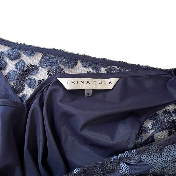 Trina Turk Volcano Mini Dress‎ Indigo - Picture 6 of 7